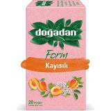 Doğadan Kayısılı Form Poşet Çay x 6 Paket