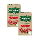 Doğadan Kuşburnu Karışık Meyve Çayı 20'li Poşet x 2 Adet - Bitki Çayı