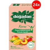 Doğadan Mango & Şeftali Avokado Yapraklı 18 Poşet Çay x 24 Adet