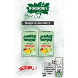 Doğadan Mango ve Lime 18'li x 2 ve Rosie Pamuk Hediyeli - Bitki Çayı