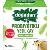 Doğadan Probiyotikli Açai Ananaslı Yeşil Çay 14'lü 23,8 G - 8 Adet - 23,8 gr