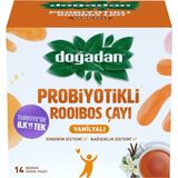 Doğadan Probiyotikli Çay 14'lü Rooibos - Bağışıklık ve Sindirim Desteği 4'li Avantaj Paketi - 4 Adet