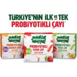 Doğadan Probiyotikli Poşet Çay 14'lü Rooibos Vanilyalı, Açai Ananaslı ve Siyah Çay 3'lü Set