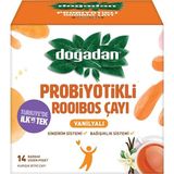 Doğadan Probiyotikli Rooibos Vanilya Çayı 14'lü Özel Aroma ve Sindirim Sistemi İçin
