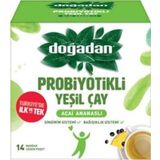 Doğadan Probiyotikli Yeşil Çay Sade Bitki Çayı 23.8 Gr.