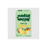 Doğadan Tropik Tatlar Poşet Yeşil Çay, 18'li, Ananas ve Mango