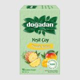 Doğadan Tropik Tatlar Poşet Yeşil Çay 18'li - Bitki Çayı