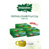 Doğadan X3 Gizli Bahçe Demlik Poşet Çay 100'LÜ ve Rosıe - 320 gr