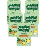 Doğadan Yeşil Çay Açai-Ananaslı 20 Süzen Poşet x 5 Paket - Bitki Çayı