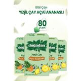 Doğadan Yeşil Çay Açai Ananaslı Bardak Poşet Çay x 4 Adet