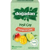 Doğadan Yeşil Çay Mango Lime