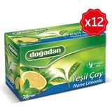 Doğadan Yeşil Çay Nane Limon Karışımı 12 x 20'li