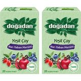 Doğadan Yeşil Çay Nar Yaban Mersini 2 x 20'li