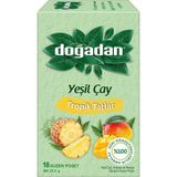 Doğadan Yeşil Çay Tropik Tatlar 18'li 23,4 G - 8 Adet