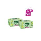 Doğadan Yeşilçay Bergamot Aromalı Bardak Poşet Çay 50'li X 2 Adet