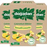 Doğadan Zencefil Limonlu Bitki Çayı 18'li x 3 Adet