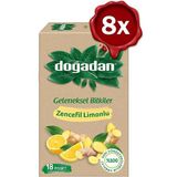 Doğadan Zencefil Limonlu Bitki Çayı 18'li x 8 adet
