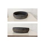 doğagarden 2 Adet Beton Aranjman ve Bonsai Saksısı Kare Desen Ağız Çap 25-30 cm çap Antrasit Gold