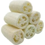 Doğal 6'Lı Paket 10,16 Cm Lacivert, Spa Küvette Cilt Bakımı Için Peeling Fırçası, İyi Luffa Vücut Temizleme Süngeri, Ölü Derileri Çıkarır