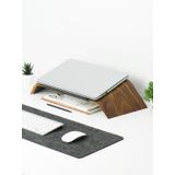 Doğal Ağaç Laptop Masa Standı Ve Yükseltici Notebook Tutucu, Ceviz