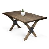 Doğal Ağaç Masif Kütük Masa 60cm x 150cm ( Ağaç Ayak )