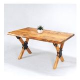 Doğal Ağaç Masif Kütük Masa 75cm x 165cm ( Ağaç Ayak )