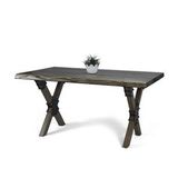 Doğal Ağaç Masif Kütük Masa 90cm x 150cm ( Ağaç Ayak )