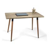 Doğal Ağaç Masif Kütük Masa Ahşap Çalışma Masası Ofis Masası 60CM x 120CM (Ağaç Ayak) - Genel - Çok Renkli