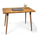 Doğal Ağaç Masif Kütük Masa Ahşap Çalışma Masası Ofis Masası 60CM x 120CM ( Ağaç Ayak ) - yok