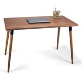 Doğal Ağaç Masif Kütük Masa Ahşap Çalışma Masası Ofis Masası 60cm X 90cm (Ağaç Ayak)