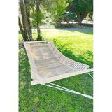 Doğal Ahşap Hamak Katlanabilir, Ergonomik Tasarım, Konforlu Ve Dayanıklı, 110 Kg Taşıma Kapasiteli