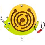 Doğal Ahşap Hayvan Figürlü Mıknatıslı Labirentli Yol Bulma Oyuncağı - Seçenek 1 - Altın