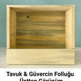Doğal Ahşap Tavuk & Güvercin Folluğu