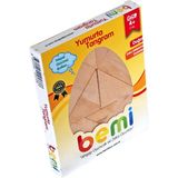 Doğal Ahşap Yumurta Tangram Eğitim Oyunu Çocuklar Için - Seçenek 1 - Ahşap - Ceviz