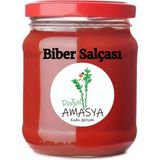 Doğal Amasya Domates Biber Acı Biber Salçası Bürüt 3 kg Cam Kavanoz