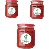 Doğal Amasya Domates Salçası Çam Kavanoz Brüt 3 kg - 1,15 kg