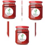 Doğal Amasya Domates Salçası2 Kavanoz Biber Salçası 1 Kavan Cam - 3 kg
