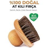 Doğal At Kılı Fırça |Kan Destekleyici,Selülit Karşıtı,Cilt Arındırıcı|Sentetik İçermez