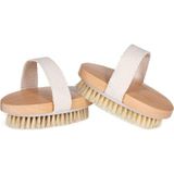 Doğal At Kılı Masaj Fırçası, Selülit ve Vücut Bakımı Için Kuru Fırçalama - Seçenek 1