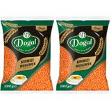 Doğal Bakliyat İthal Yaprak Kırmızı Mercimek 1 kg 2li paket