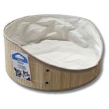 Doğal Bambu Kedi Yatağı - Madpet 500 | 34 cm Konforlu ve Şık Tasarım