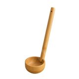 Doğal Bambu Kepçe 28 cm – Sağlıklı, Dayanıklı, Çevre Dostu Mutfak Aracı – Çorba, Sos ve Yemek Servisi İçin Ideal