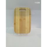 Doğal Bambu Kesme Tahtası 20X30 Cm, Sağlıklı ve Şık Mutfak Gereci - Ahşap - Ceviz - Seçenek 1