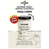 Doğal Bamya Tohumlu Masaj Kremi Rahatlatıcı Ağrı Giderici