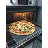 Doğal Bazalt Fırın Pişirme & Pizza Taşı - Kare (30x30cm),fırın taşı, pizza taşı, mangal taşı, doğal taş