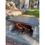 Doğal Bazalt Fırın Taşı - Tam Fırın Boyutu (30x40cm),Fırın Taşı, Pizza Taşı, Mangal Taşı, Doğal Taş, Pişirme Taşı