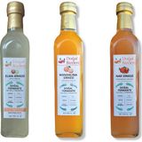 Doğal Bizden Doğal Fermantasyon Nar, Mandalina, Elma Sirkesi Yumuşak Içim 500ML Cam - 1,5 lt