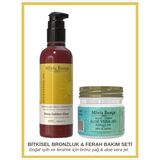 Doğal Bronz Bakım Seti – Bronzlaştırıcı Yağ 100 ml + Aloe Vera Jel 75 ml