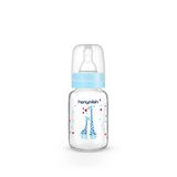 Doğal Cam Biberon 125 Ml Mavi
