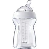 Doğal Cam Biberon 250 Ml, 0+ Ay, Sağlıklı ve Şık Tasarım - Antrasit